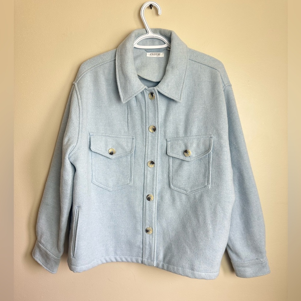 Cloth Size L Universal Thread Blue Utility Jacket Classic Style